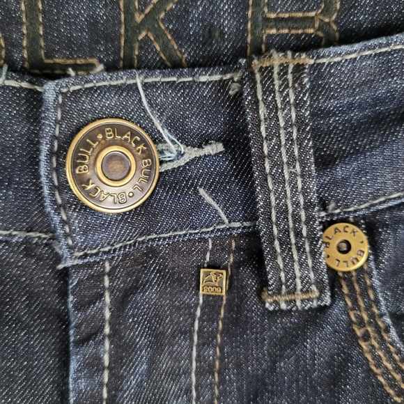 BLACK BULL | regular slim leg low waist dark wash jeans - Picture 5 of 11